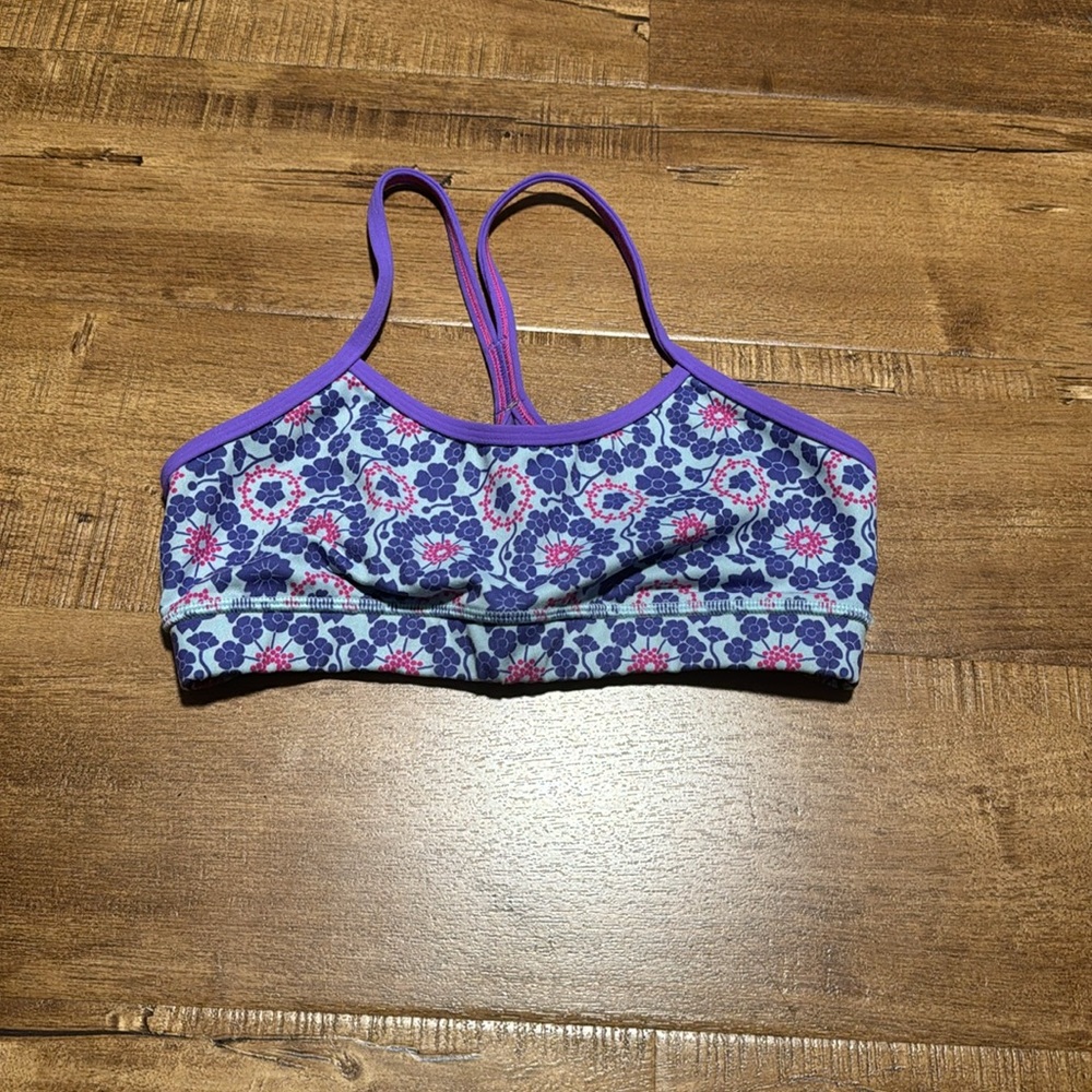 Lululemon Flow Y Bra IV
Twiggy Printed Power Purple / Power Purple - Picture 2 of 5